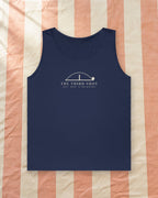 The Third Shot Tank in Navy, styled