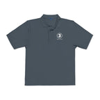 Three Putt A.C. Polo in Steel Grey, front view