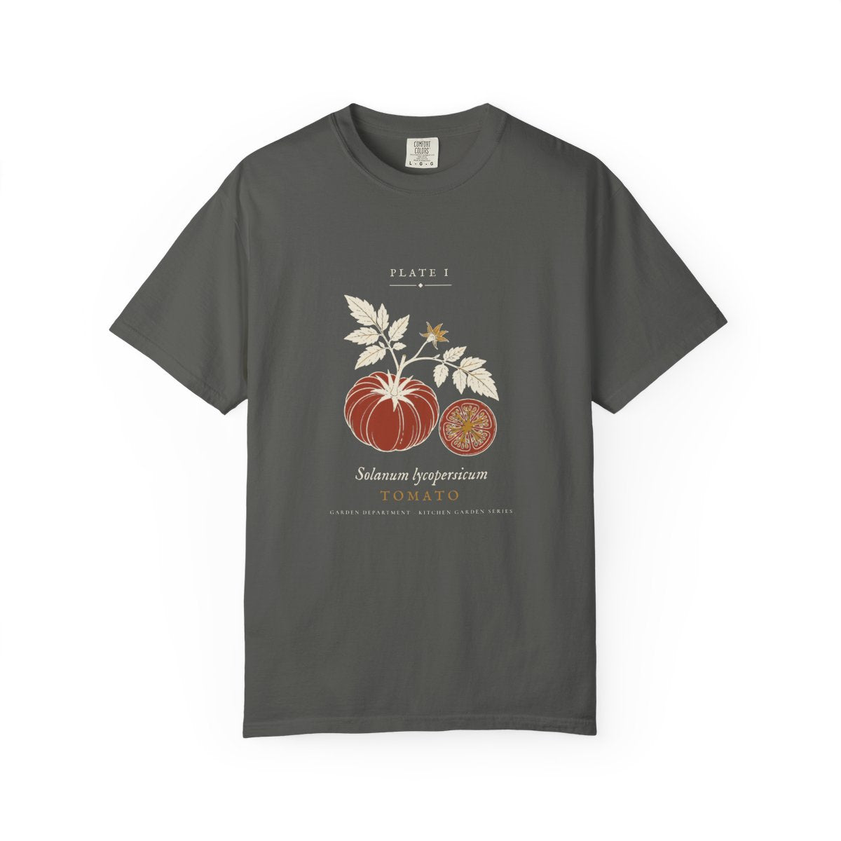 Tomato Plate Tee in Pepper, front view