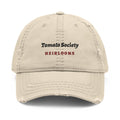 Tomato Society Dad Hat in Khaki, front view