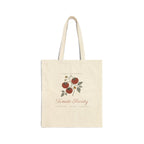 Tomato Society Tote in Natural, front view