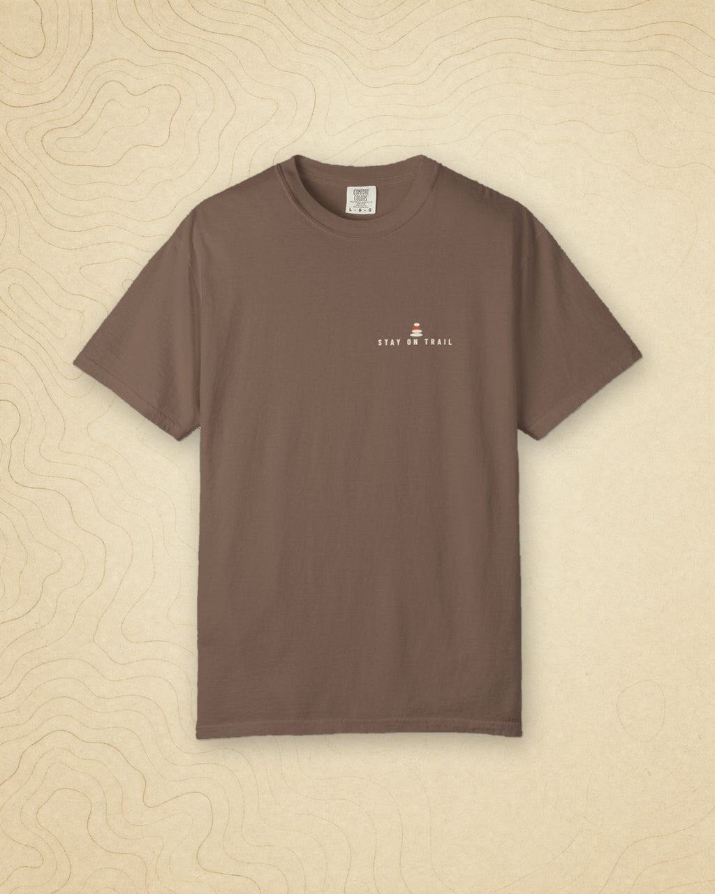 Stay on Trail Pocket Tee in Espresso, styled