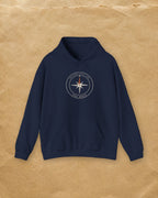 True North Hoodie in Navy, styled