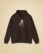 Lookout Tower Hoodie in Dark Chocolate, styled