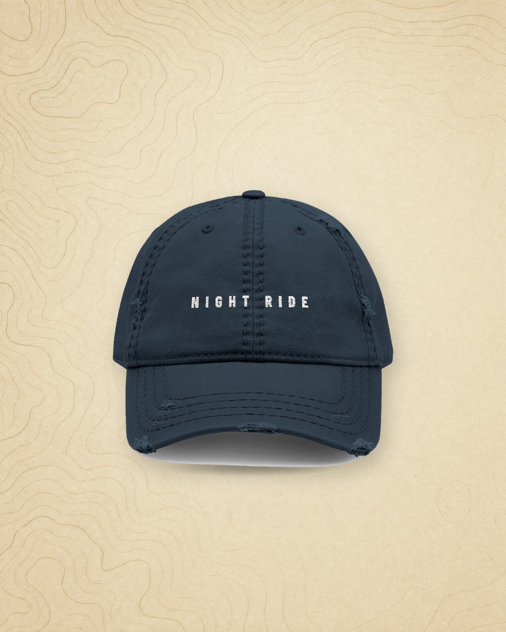 Night Ride Dad Hat in Dark Navy, styled