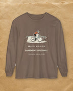 Pavement Optional Long Sleeve Tee in Espresso, styled