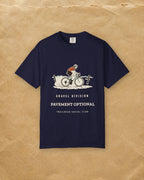 Pavement Optional Tee in True Navy, styled