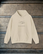 The Range Hoodie in Sand, styled