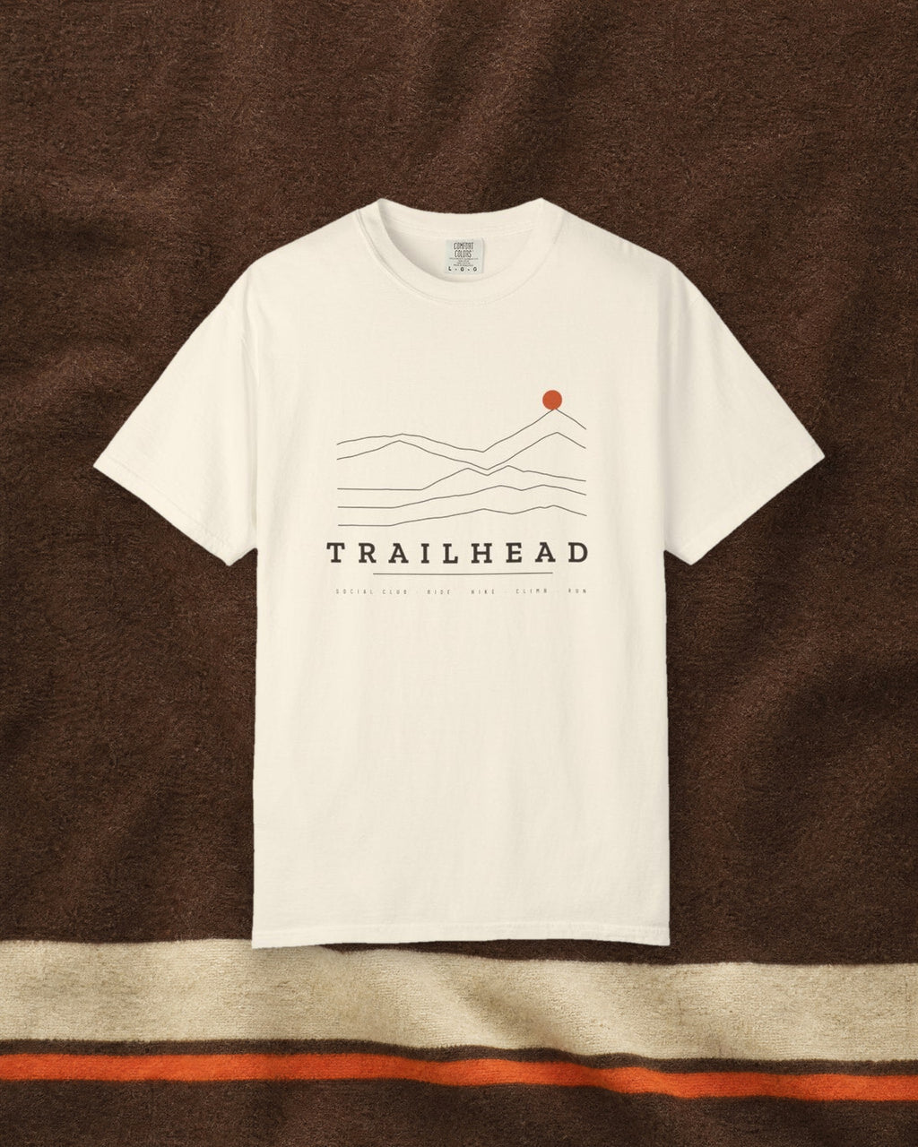 Ridgeline Tee in Ivory, styled