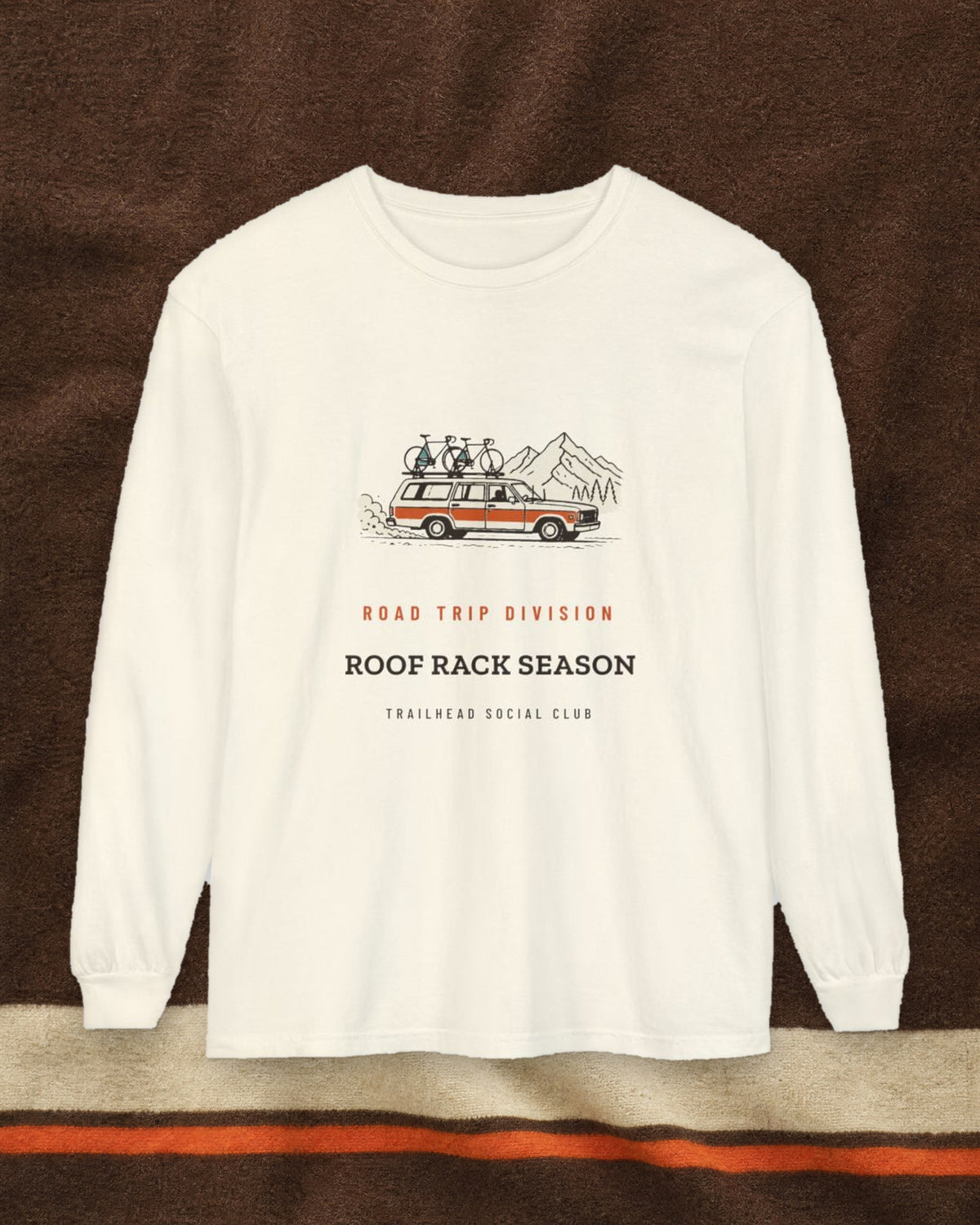 Roof Rack Season Long Sleeve Tee in Ivory, styled