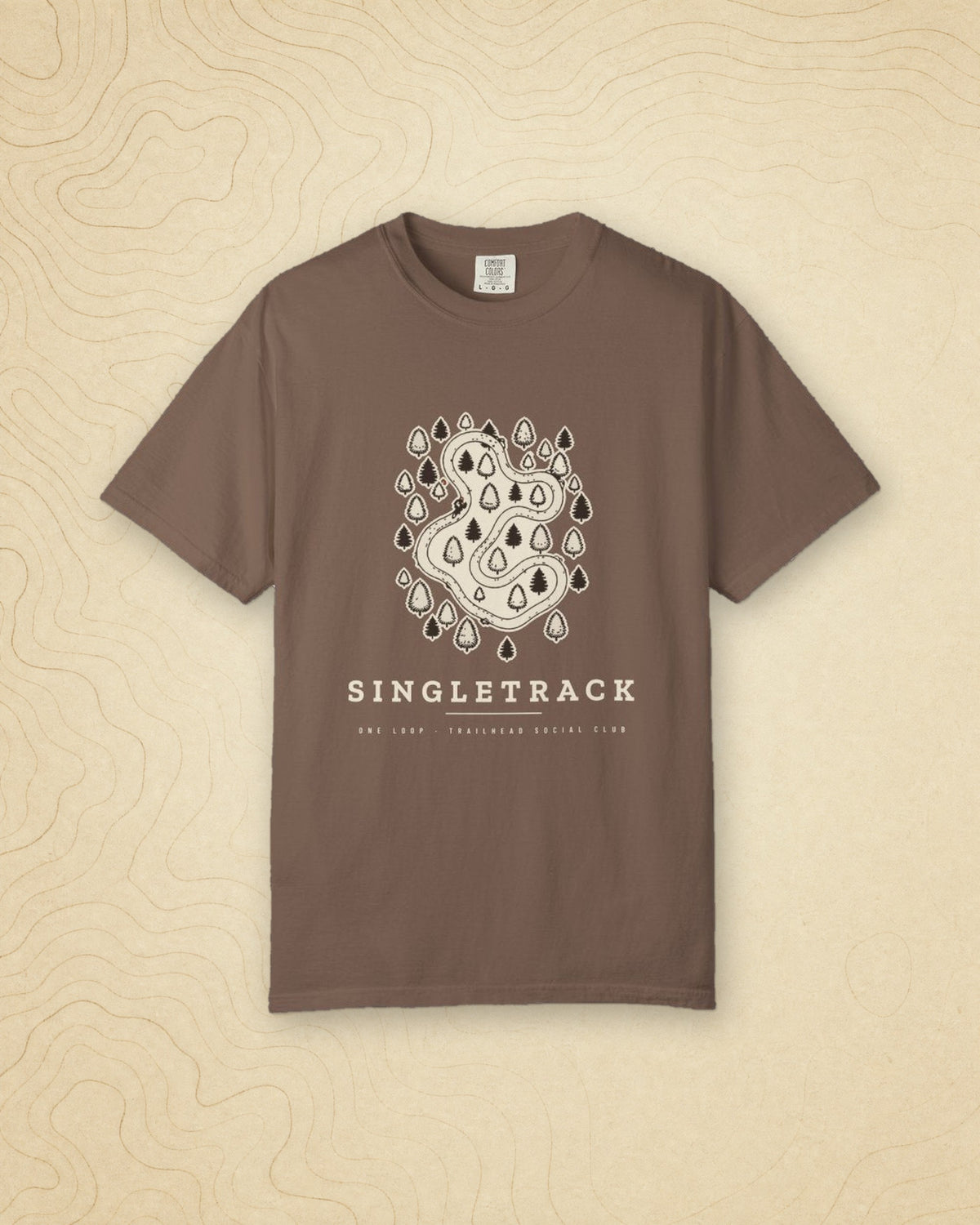 Singletrack Tee in Espresso, styled