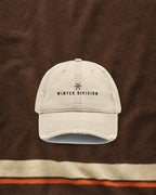 Winter Division Dad Hat in Khaki, styled