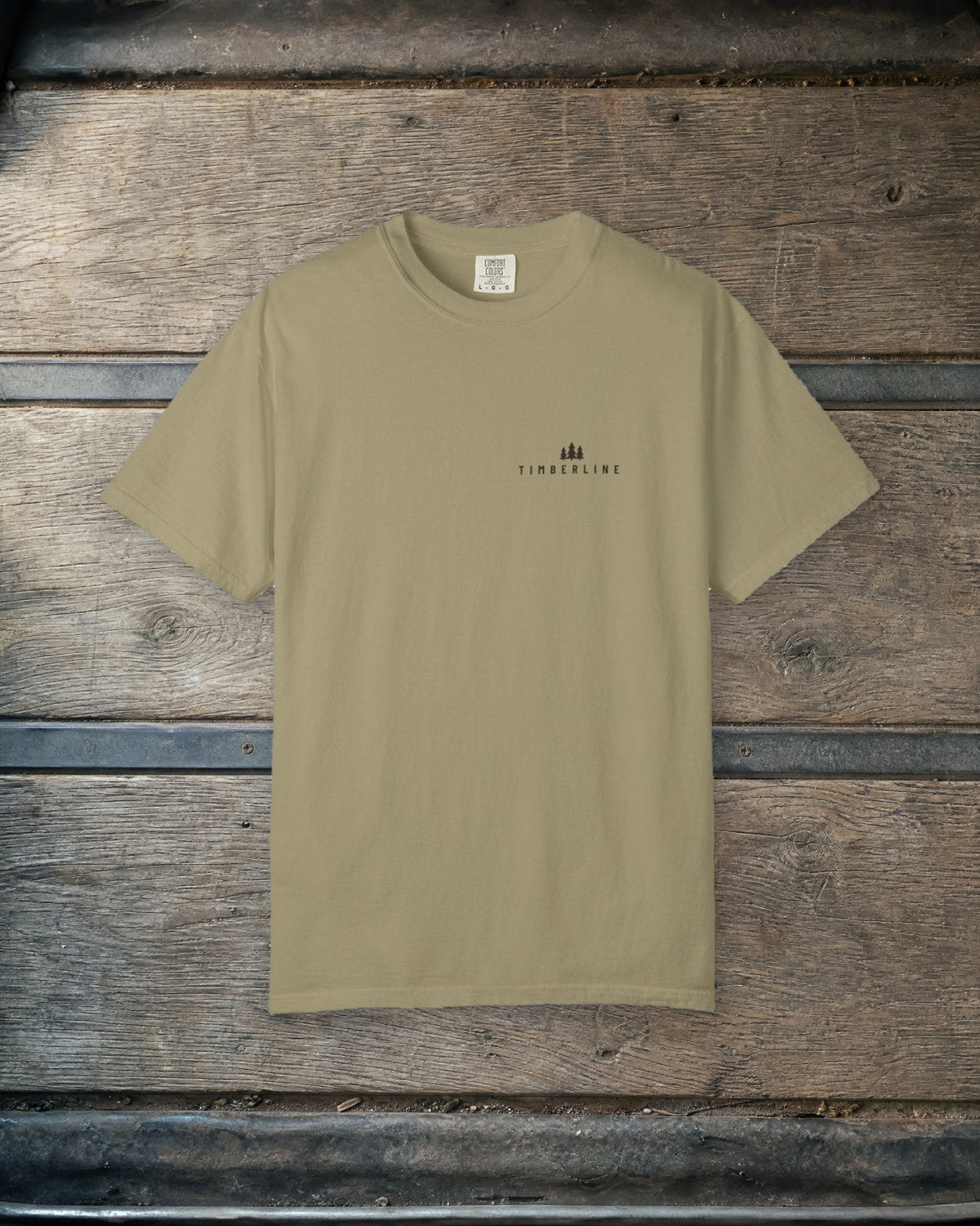 Timberline Pocket Tee in Khaki, styled