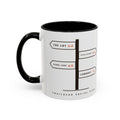 Trail Junction Mug in Black, design side