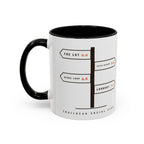 Trail Junction Mug in Black, design side