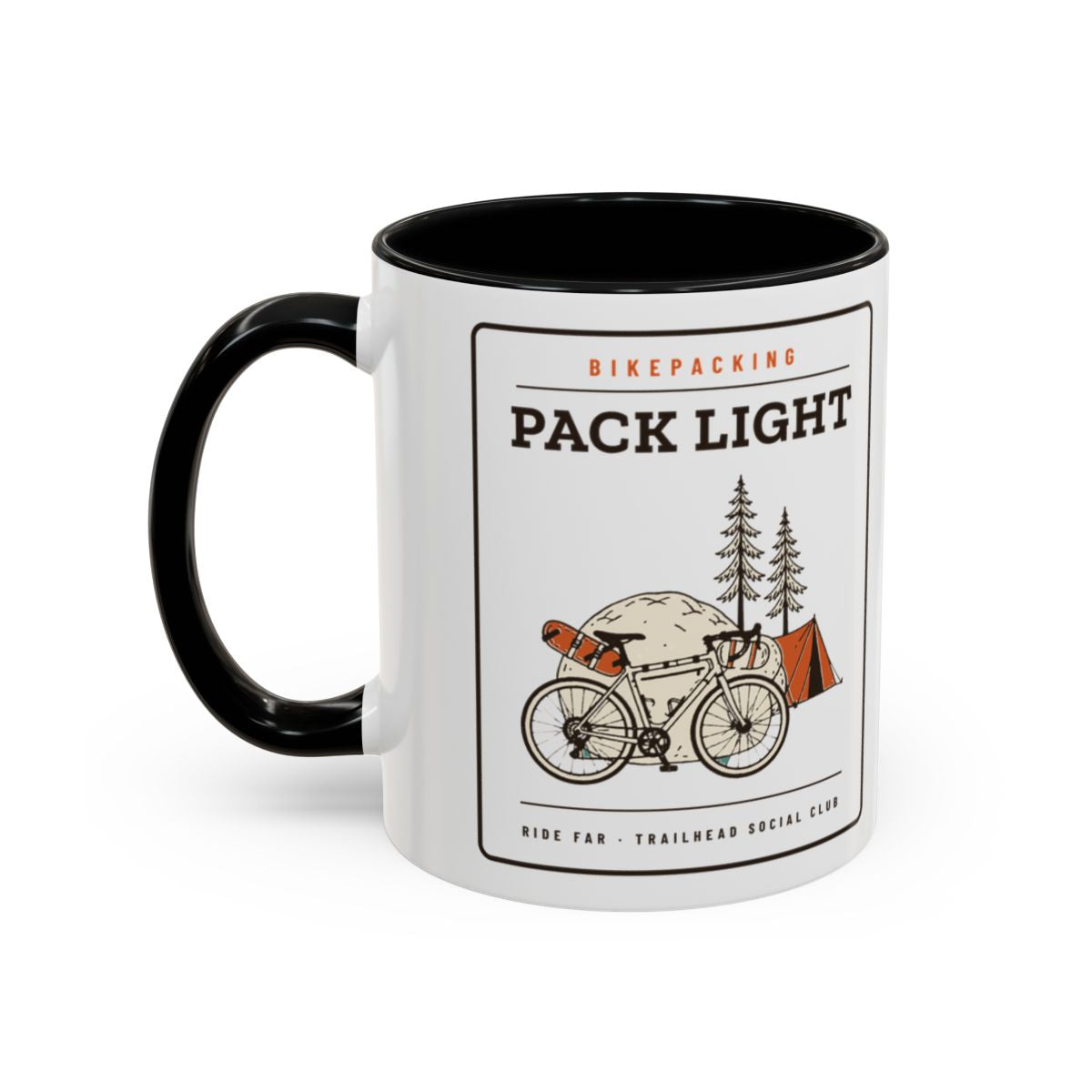 Pack Light Mug in Black, design side