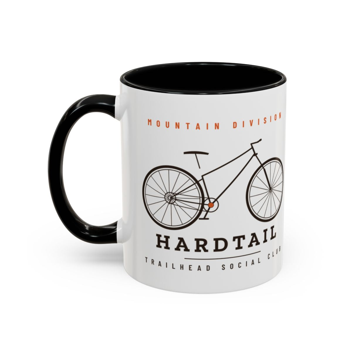 Hardtail Mug in Black, design side