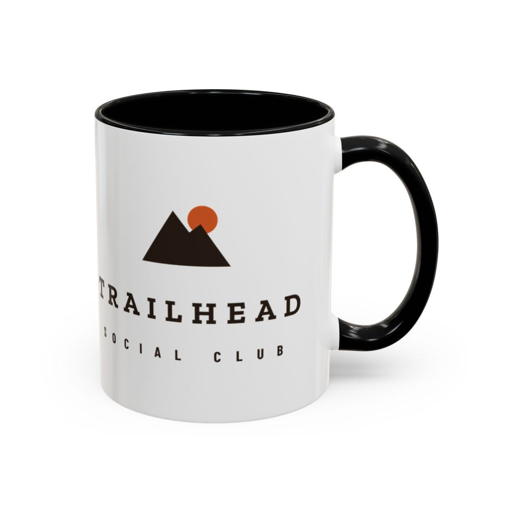Lookout Tower Mug in Black, club wordmark side