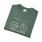 Gravel Division Tee in Blue Spruce, folded