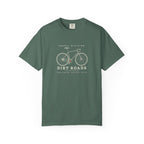 Gravel Division Tee in Blue Spruce, front view