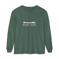 Night Ride Long Sleeve Tee in Blue Spruce, front view