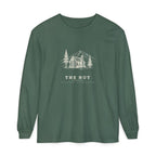 Mountain Hut Long Sleeve Tee in Blue Spruce, front view