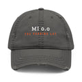 Mile Zero Dad Hat in Charcoal Grey, front view