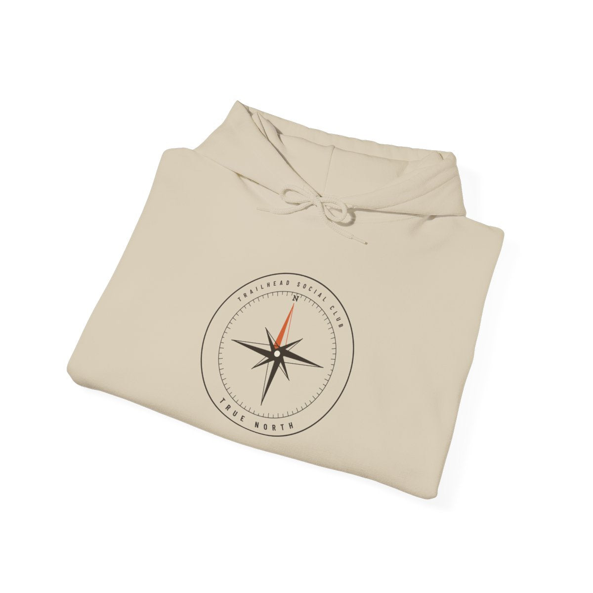 True North Hoodie in Sand, folded