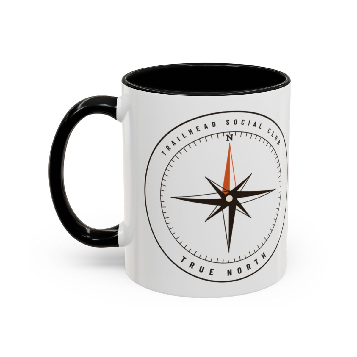 True North Mug in Black, design side