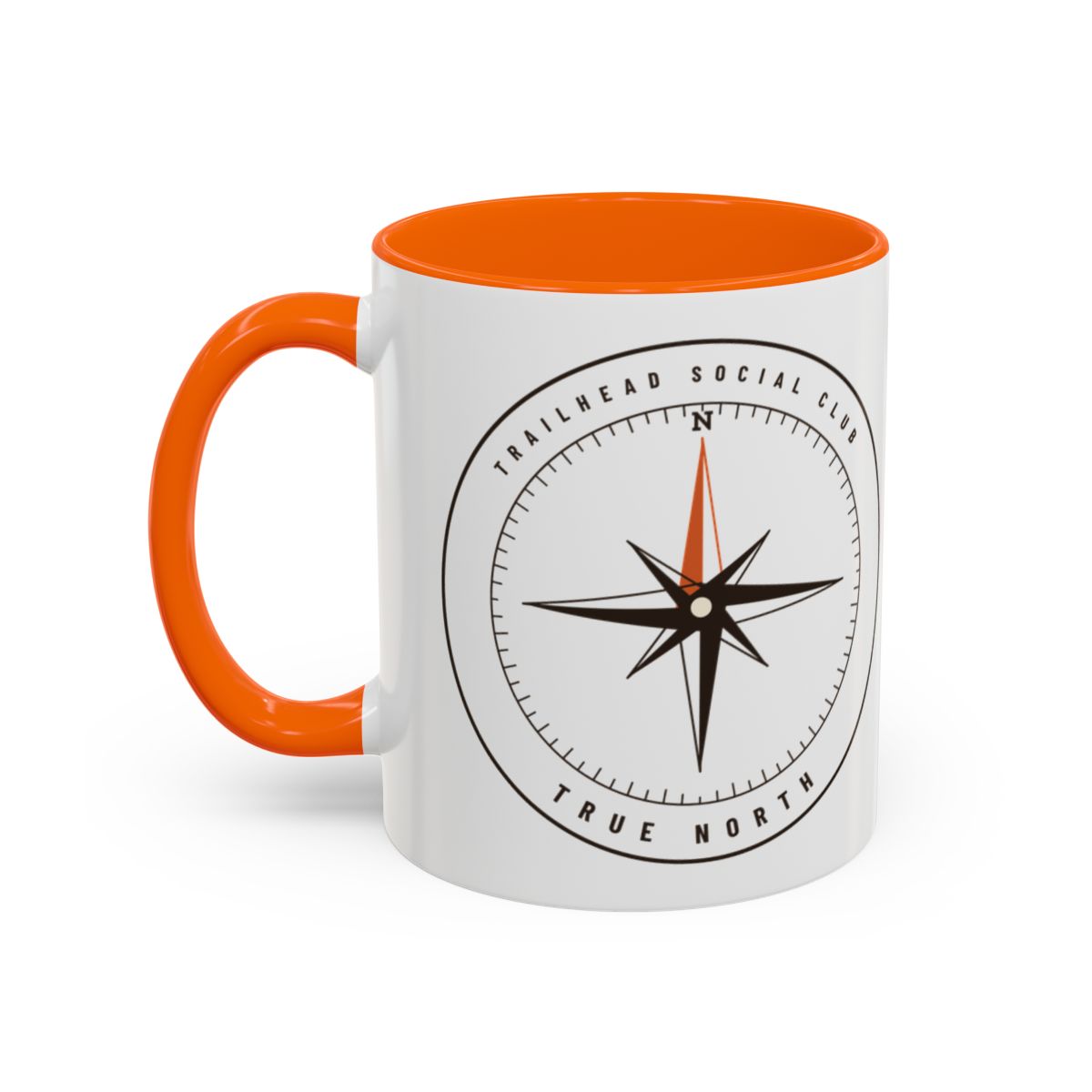 True North Mug in Orange, design side