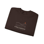 Ridgeline Crewneck in Dark Chocolate, folded