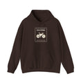Old Steel Hoodie in Dark Chocolate, front view