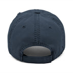 Contour Dad Hat in Dark Navy, back view