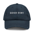 Good Dirt Dad Hat in Dark Navy, front view