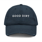 Good Dirt Dad Hat in Dark Navy, front view