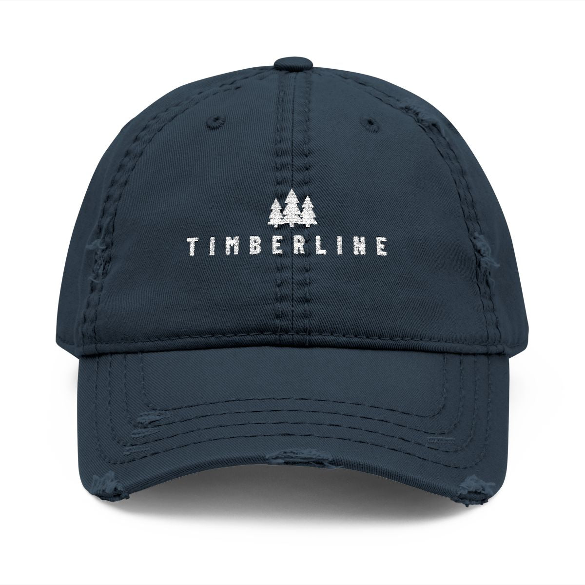 Timberline Dad Hat in Dark Navy, front view