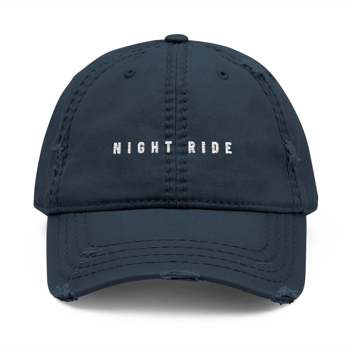 Night Ride Dad Hat in Dark Navy, front view