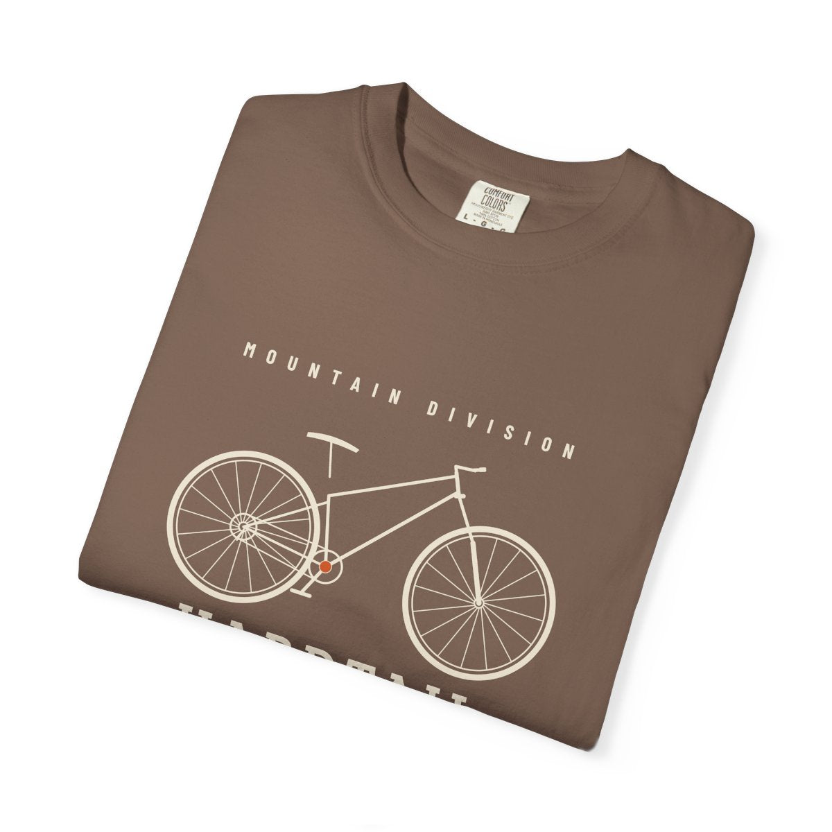 Hardtail Tee in Espresso, folded