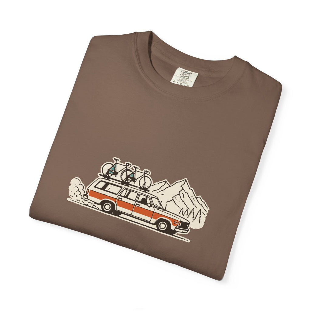 Roof Rack Season Tee in Espresso, folded