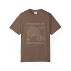 Route Map Tee in Espresso, front view