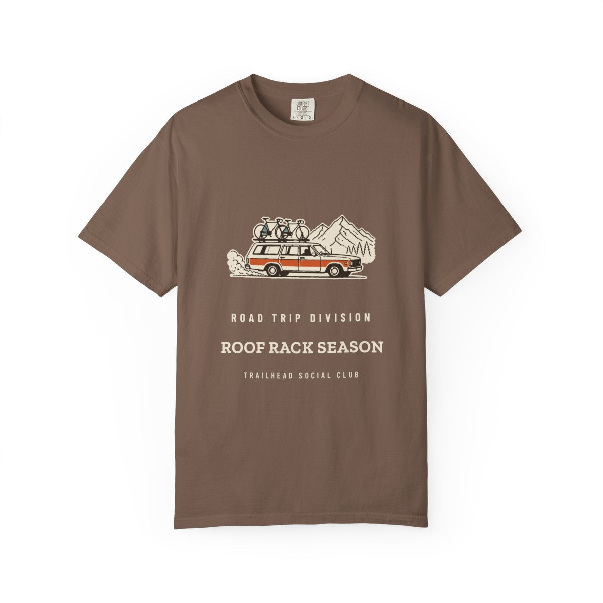 Roof Rack Season Tee in Espresso, front view