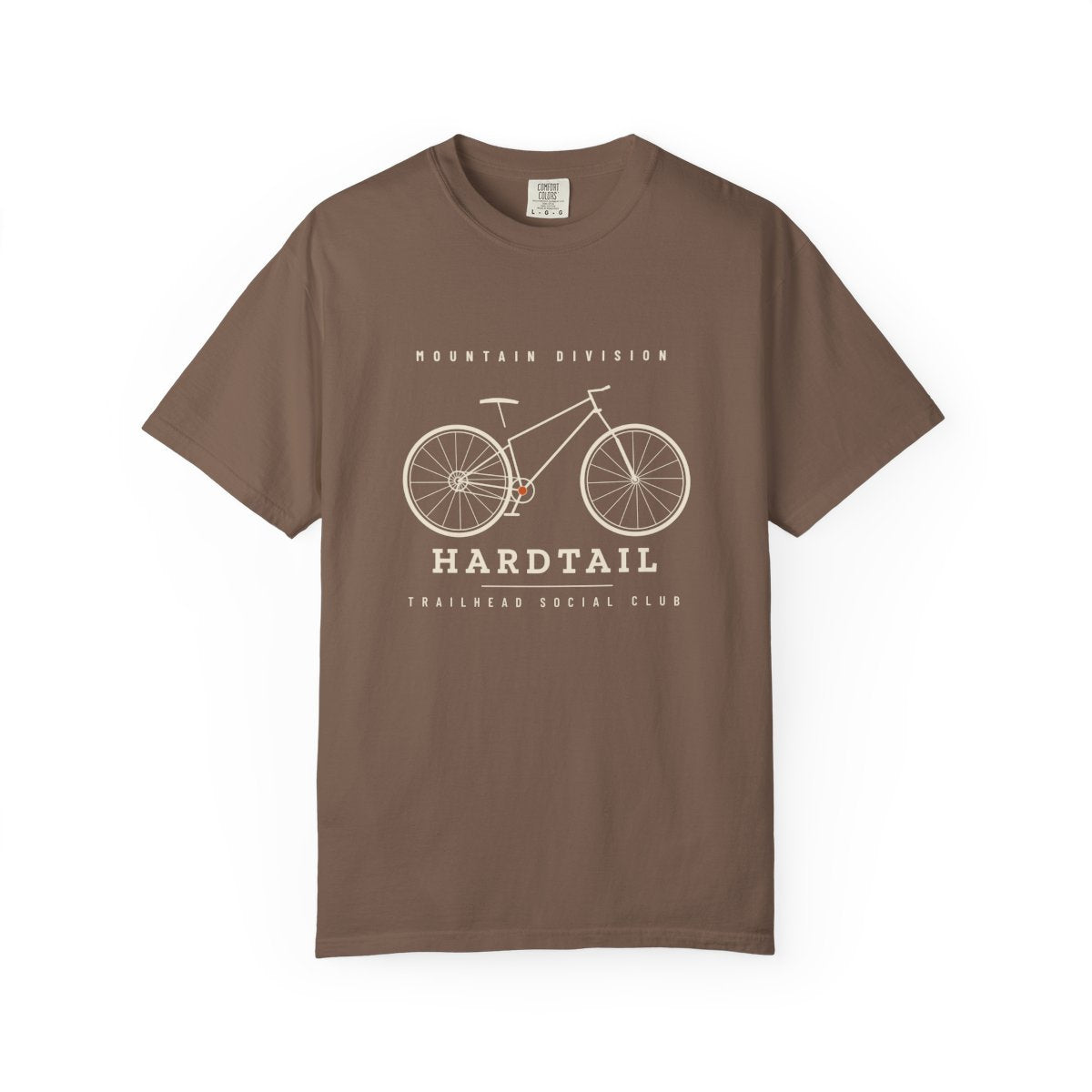 Hardtail Tee in Espresso, front view
