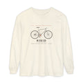 Rigid Long Sleeve Tee in Ivory, front view
