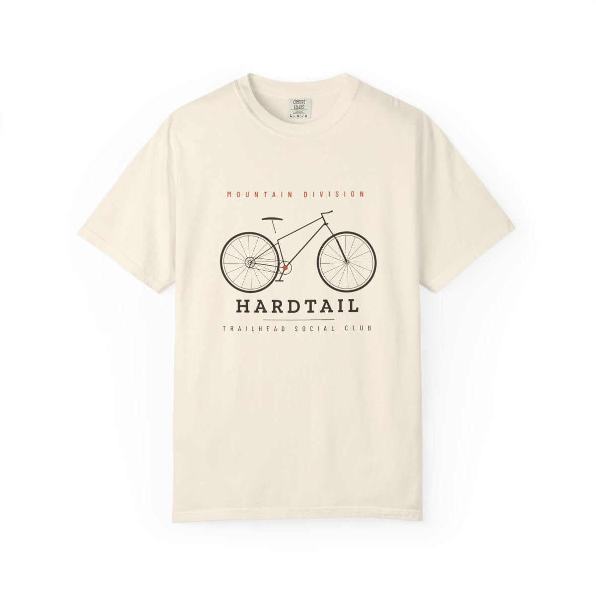 Hardtail Tee in Ivory, front view