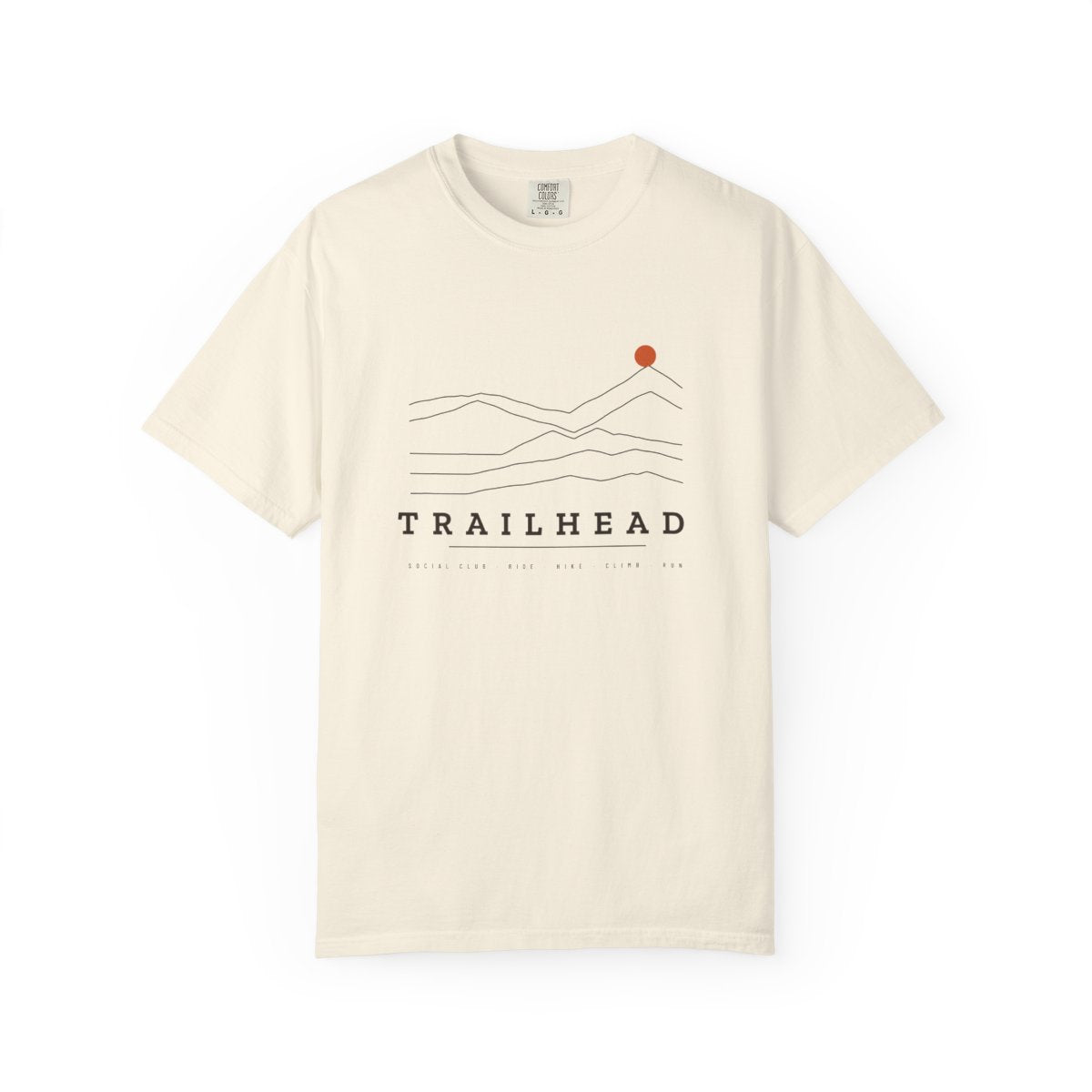 Ridgeline Tee in Ivory, front view