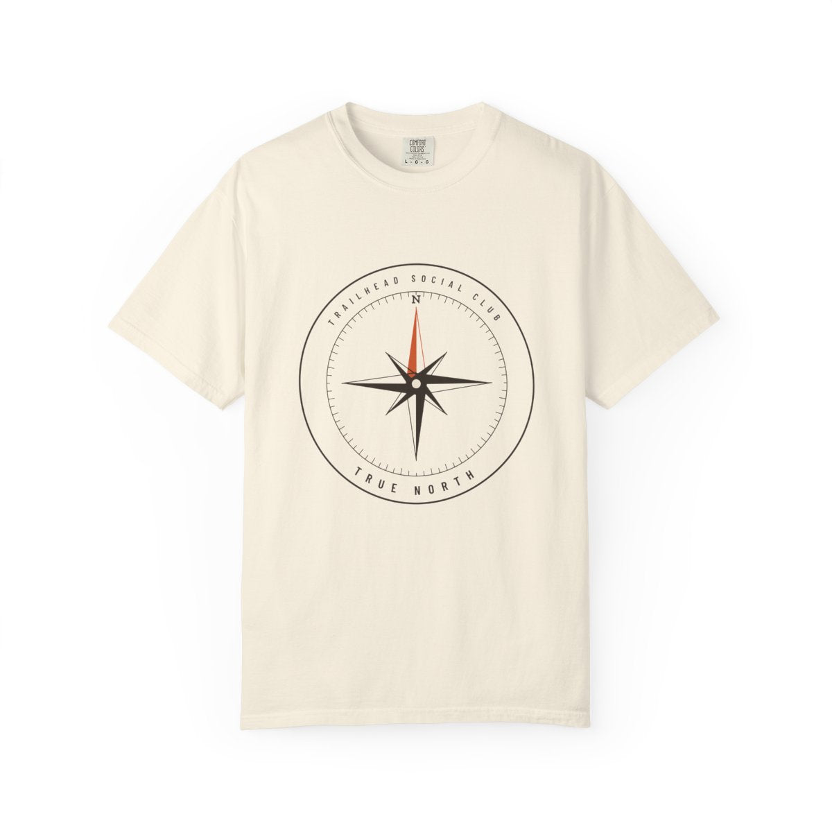 True North Tee in Ivory, front view