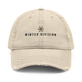 Winter Division Dad Hat in Khaki, front view