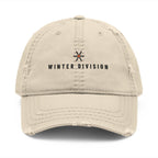 Winter Division Dad Hat in Khaki, front view