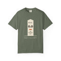 Mile Zero Tee in Moss, front view
