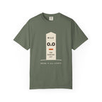 Mile Zero Tee in Moss, front view